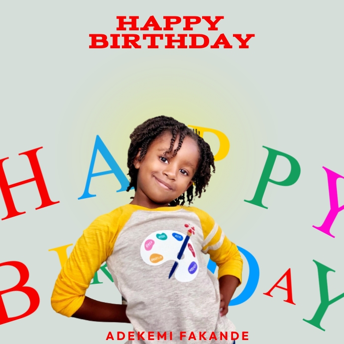 Birthday (4) Instagram Post template