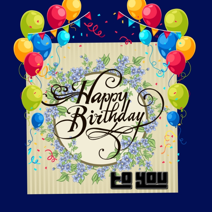 Birthday (6) Template | PosterMyWall