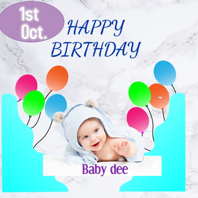 Birthday (8) Template | PosterMyWall