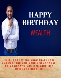 BIRTHDAY anniversary Folder (US Letter) template