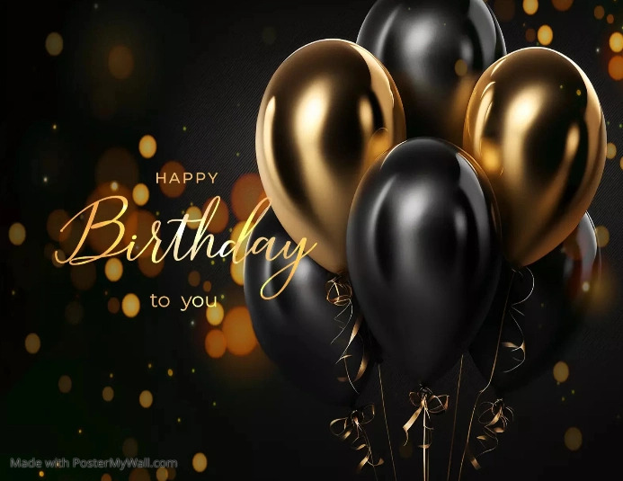 Plantilla de Birthday background design flyer PosterMyWall