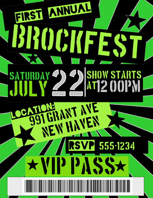 Geburtstag Backstage Pass Vorlage Postermywall Geburtstag Backstage Pass Vorlage Postermywall