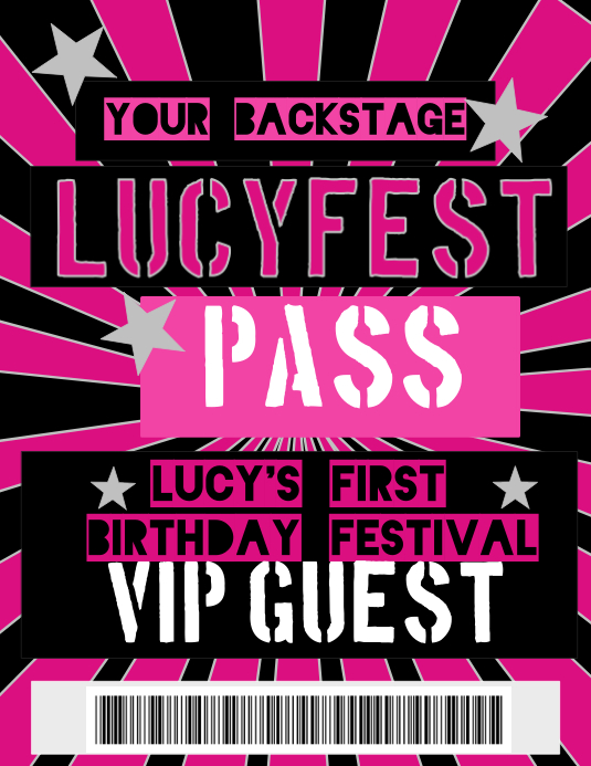 Birthday Backstage Pass Template PosterMyWall birthday-backstage-pass-template-postermywall
