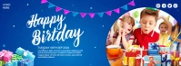 Birthday Banner Copertina Facebook template