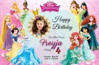 birthday banner Spanduk 4' × 6' template