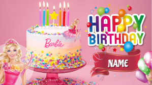 红色 Kids Birthday Greeting Post di Twitter Template