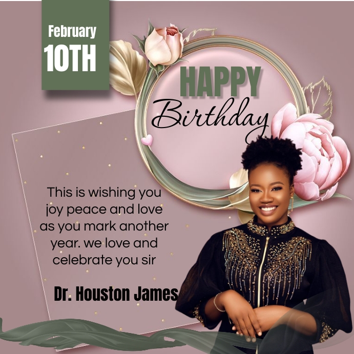 Birthday bash Instagram Post template