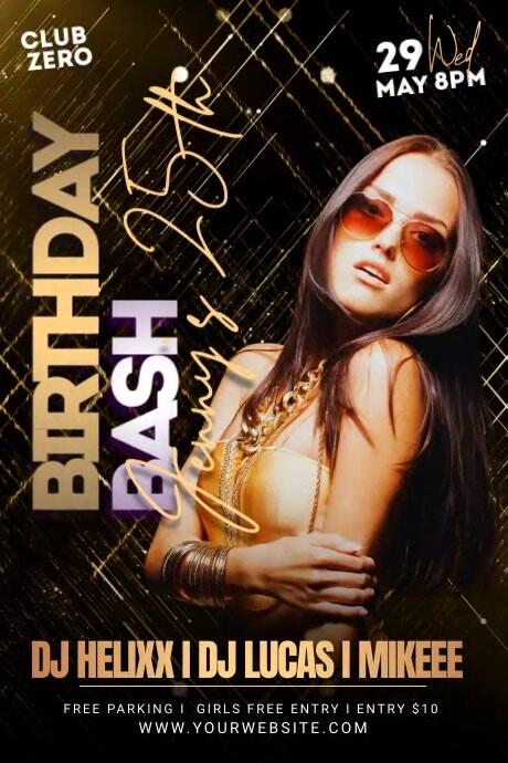 Copy of Birthday Bash | PosterMyWall
