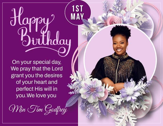 Birthday bash Flyer (US Letter) template