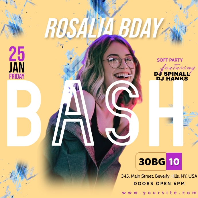 Birthday Bash Template | PosterMyWall