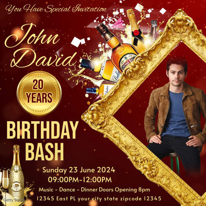 Plantilla de Birthday bash | PosterMyWall