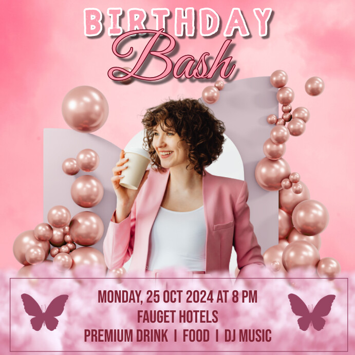 Birthday Bash Template | PosterMyWall