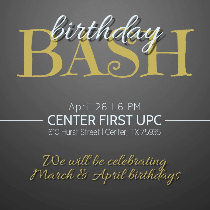 Modele Anniversaire Bash Postermywall Modele Anniversaire Bash Postermywall