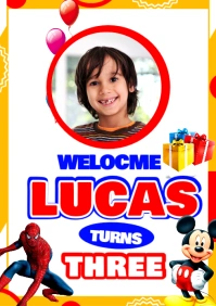 BIRTHDAY BOARD A2 template