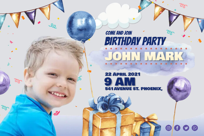 Birthday Boy Template