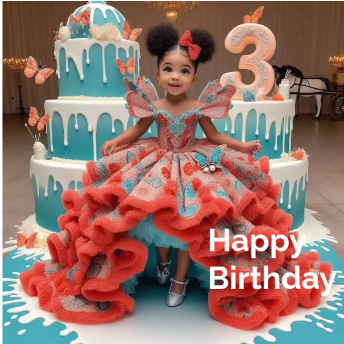 Plantilla de Birthday cake design PosterMyWall