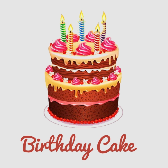 Birthday Cake Logo Template PosterMyWall birthday-cake-logo-template-postermywall