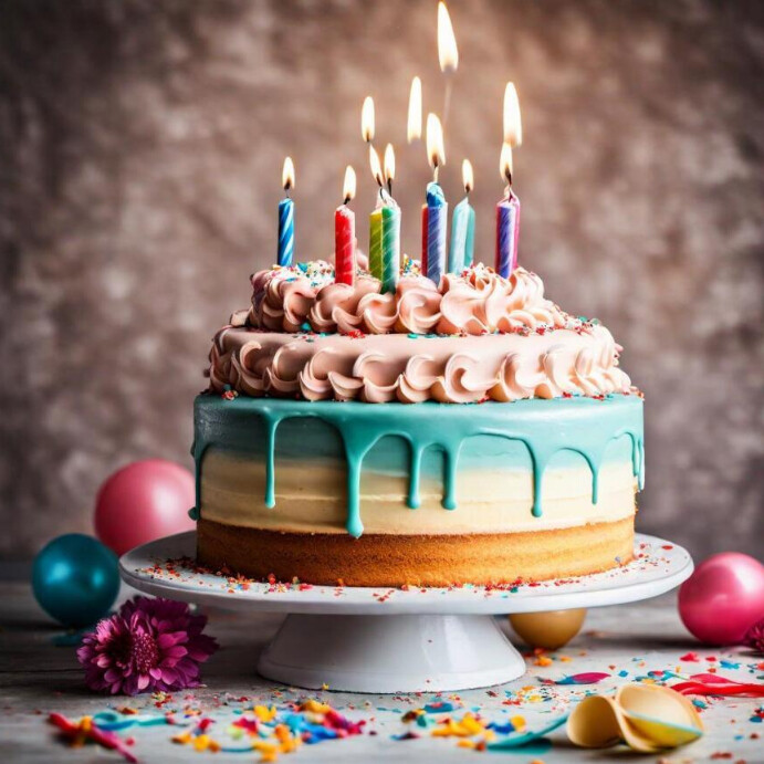 Publisher Cake Birthday cake template | PosterMyWall