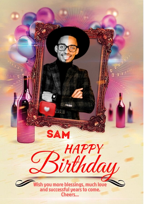 Birthday card (4) Template | PosterMyWall