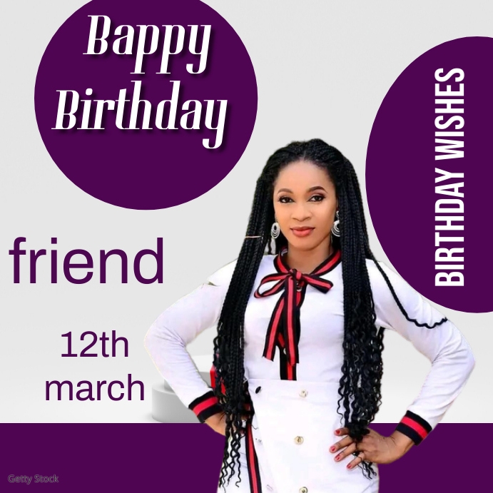 BIRTHDAY CARD Template | PosterMyWall