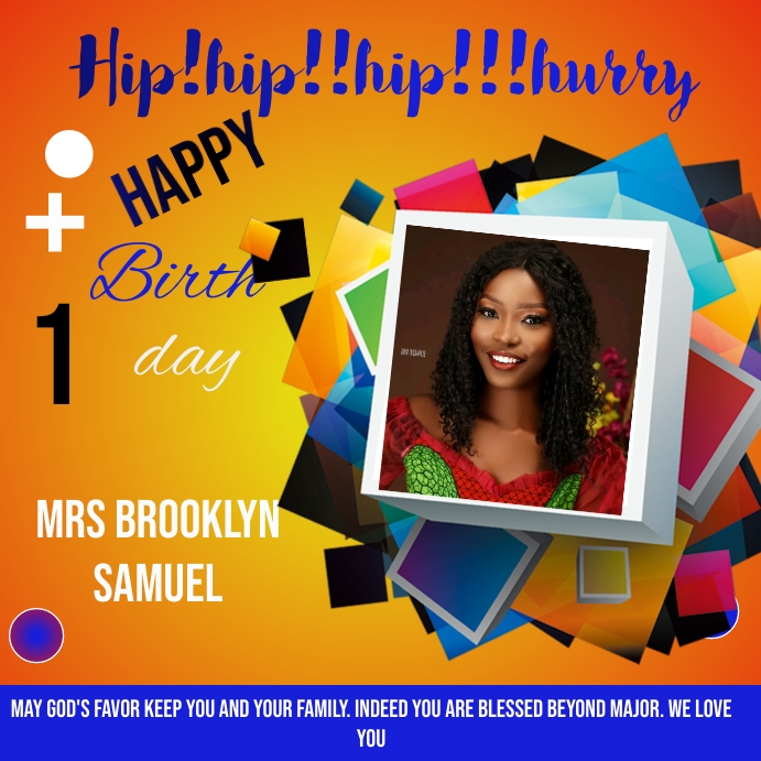 BIRTHDAY CARD Template | PosterMyWall