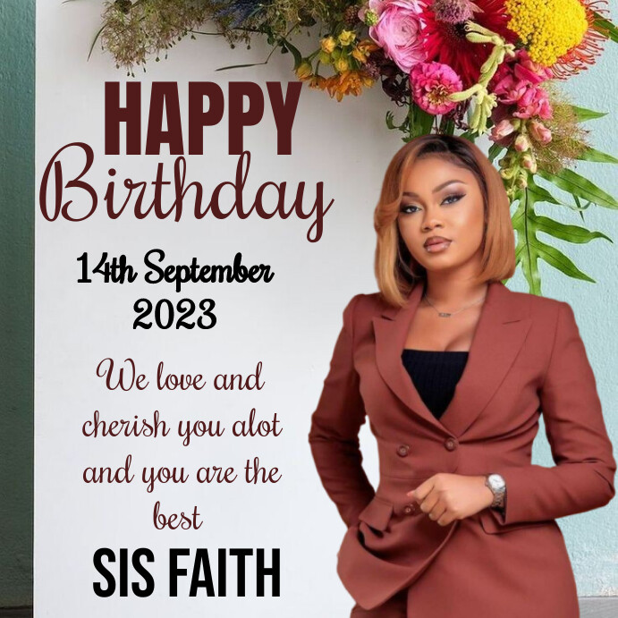 BIRTHDAY CARD Instagram Post template