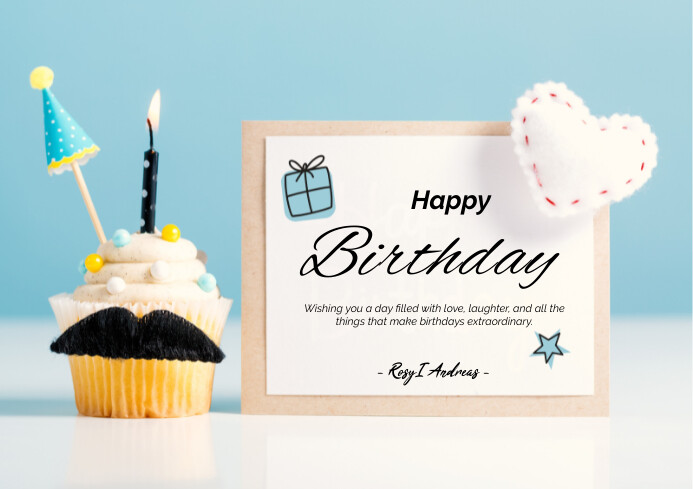 Birthday card Template | PosterMyWall