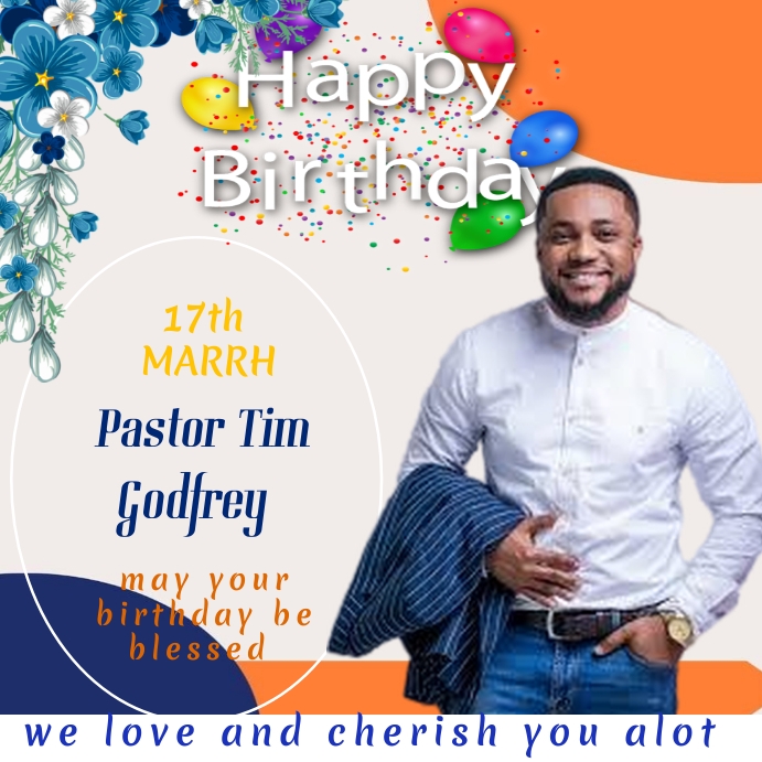 BIRTHDAY CARD Template PosterMyWall