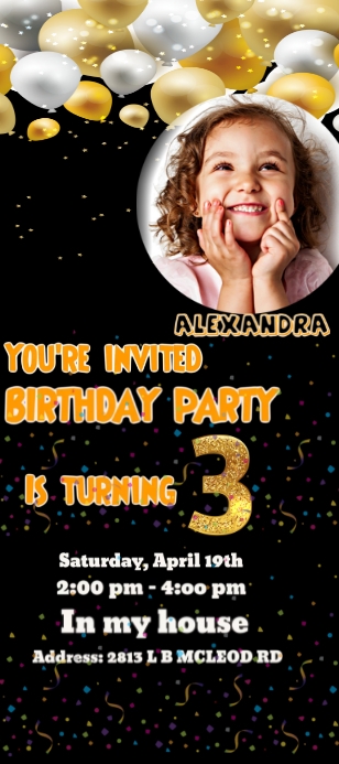 BIRTHDAY CARD KIDS Template | PosterMyWall