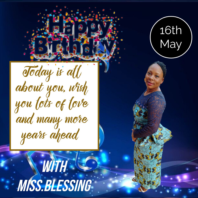 BIRTHDAY CARD l Template | PosterMyWall