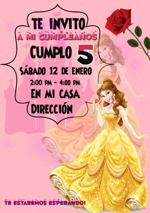 BIRTHDAY CARD PRINCESS (2) Template | PosterMyWall