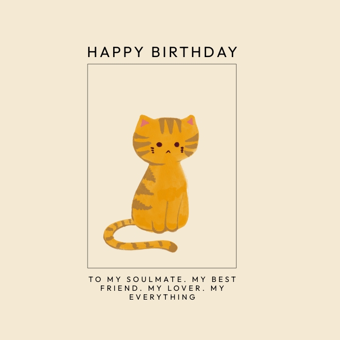 Cat Birthday Card Template Funny Cat Birthday Greeting Cards Creative