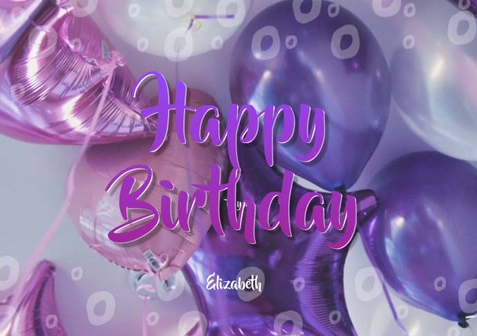 birthday card video template postermywall birthday card video template