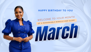 Blue Birthday Celebration Blog Header Template