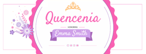 White Quinceanera Celebration Facebook-omslagfoto Template