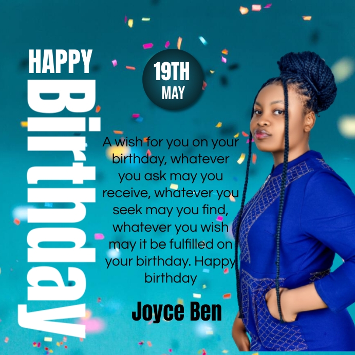 birthday celebration Template | PosterMyWall