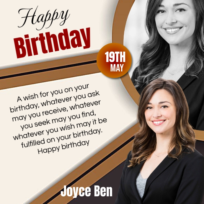 birthday celebration Template | PosterMyWall