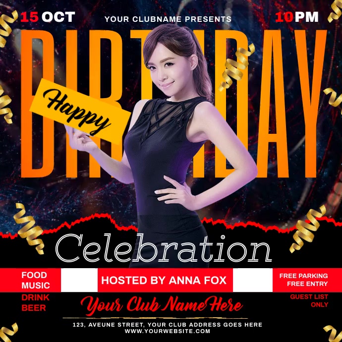 Birthday Celebration Template | PosterMyWall