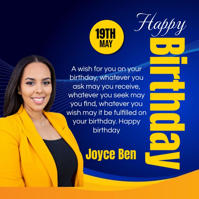 birthday celebration Template | PosterMyWall