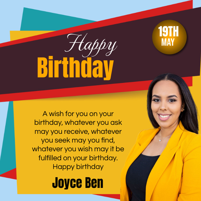 birthday celebration Template | PosterMyWall