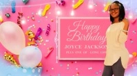 Birthday Celebration 数字显示屏 (16:9) template