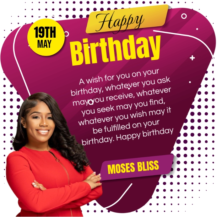 birthday celebration Template | PosterMyWall
