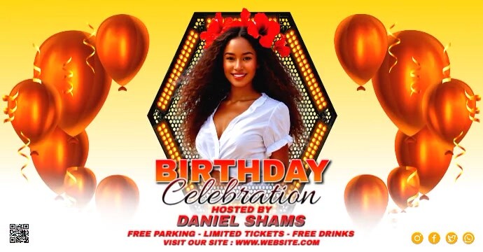 Birthday Celebration Facebook Ad template