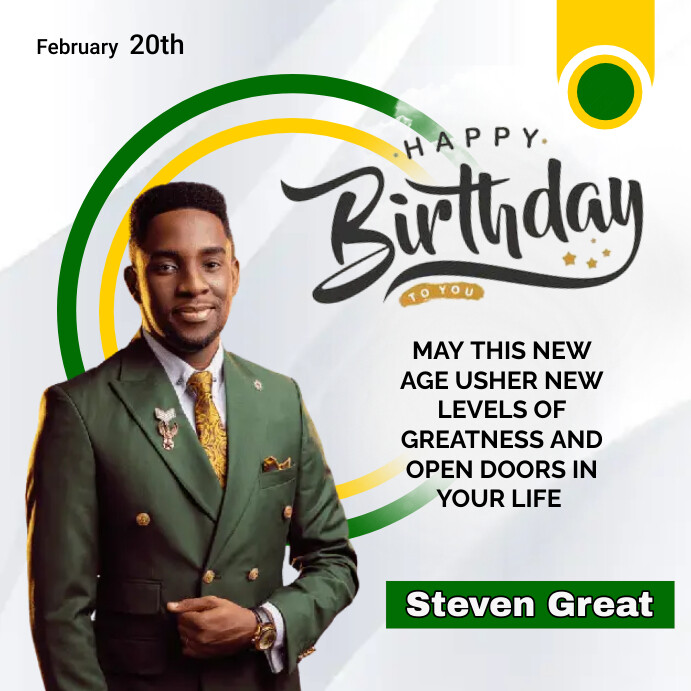 Birthday celebration flyer birthday template PosterMyWall