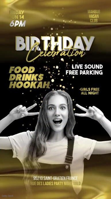 Birthday Celebration Instagram Story Video Template | PosterMyWall