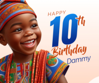 Blanco Birthday Celebration Umugqa Omkhulu Template