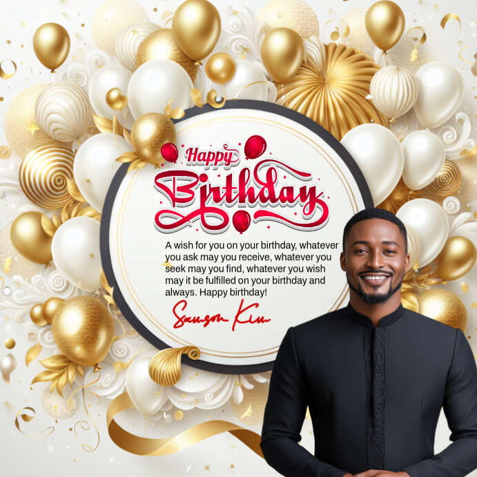 Birthday Celebration Post Template | PosterMyWall