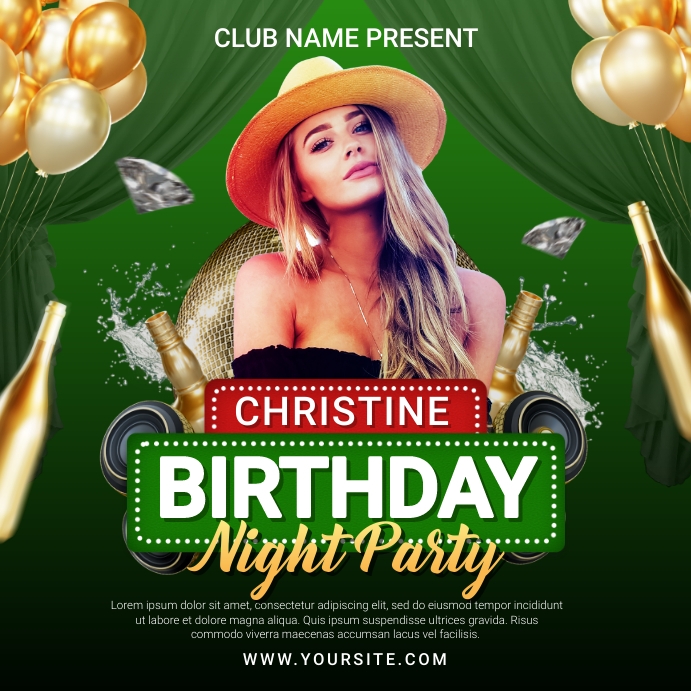 Copy of Birthday Celebration Social Media Post | PosterMyWall