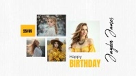 Birthday collage Презентация (16 : 9) template