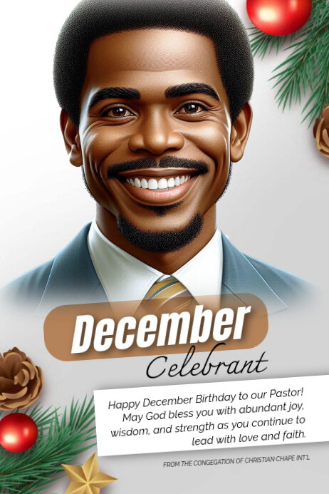 Copy of BIRTHDAY DECEMBER | PosterMyWall